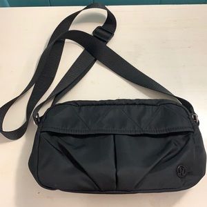 Lululemon black crossbody bag